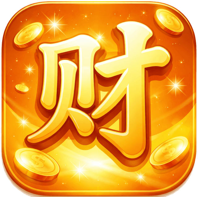 财满推 LOGO · 金色财字
